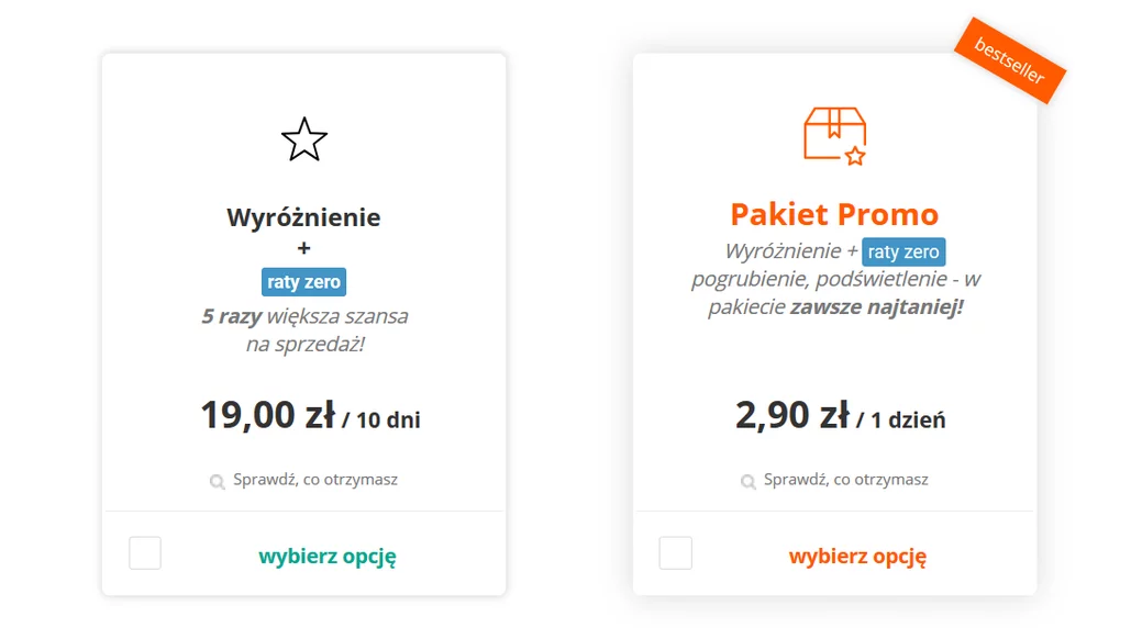 Promowanie na Allegro