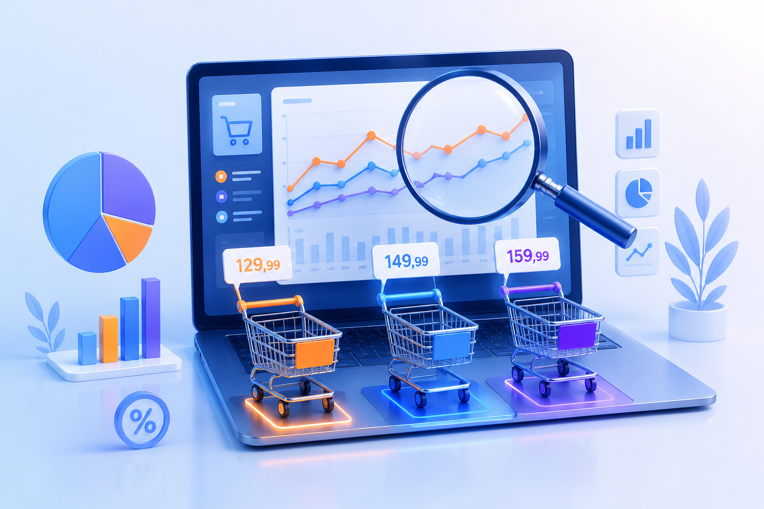 Analiza cen konkurencji w e-commerce – porównanie cen, pozycji sklepu i zmian cenowych