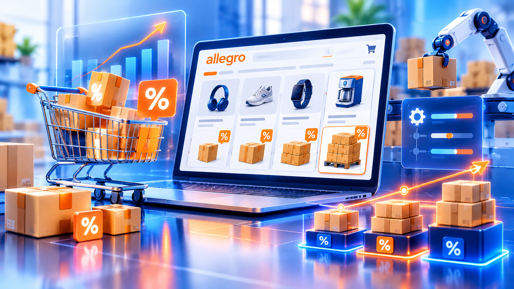 Rabaty ilościowe na Allegro - automatyzacja zakupów i logistyki w e-commerce